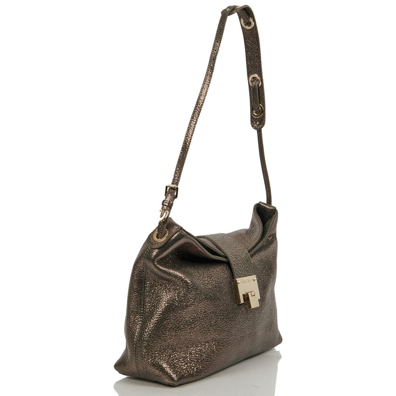 Picture of Jimmy Choo Cross Body Shoulder Bag in Metallic, Leather