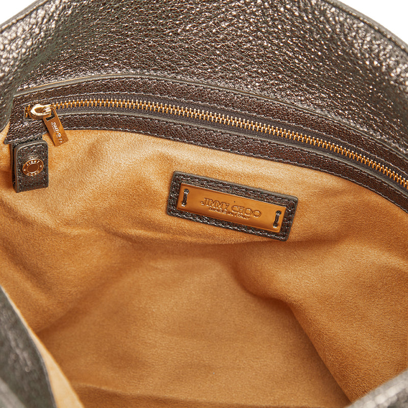 Picture of Jimmy Choo Cross Body Shoulder Bag in Metallic, Leather