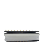 Picture of Valentino Cross Body Rockstud Crossbody Bag - Small in Grey, Calfskin
