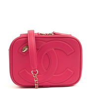 Picture of Chanel Cross Body Camera Bag in Pink, Lambskin Leather