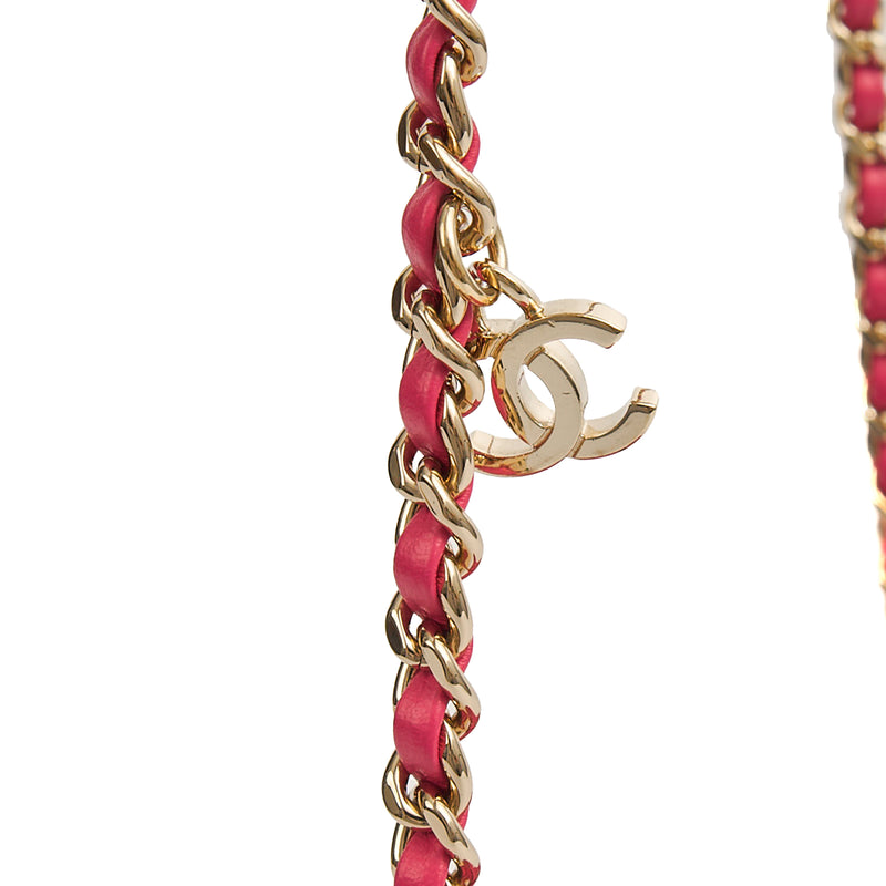 Picture of Chanel Cross Body Camera Bag in Pink, Lambskin Leather