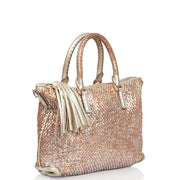 Picture of Anya Hindmarch Shoulder Bag in Metallic, Leather