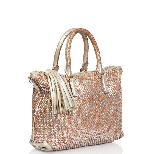 Picture of Anya Hindmarch Shoulder Bag in Metallic, Leather
