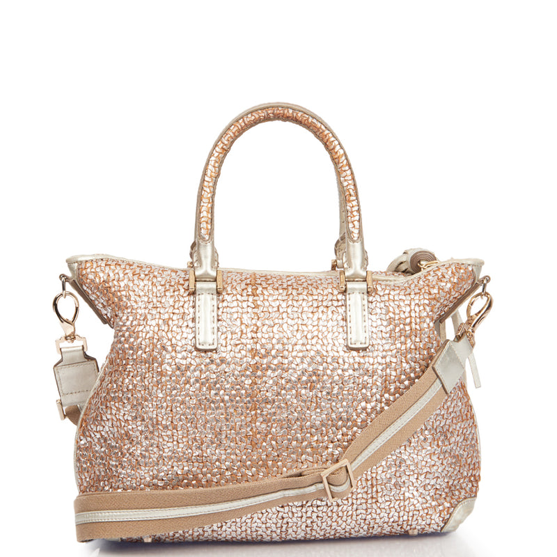Picture of Anya Hindmarch Shoulder Bag in Metallic, Leather