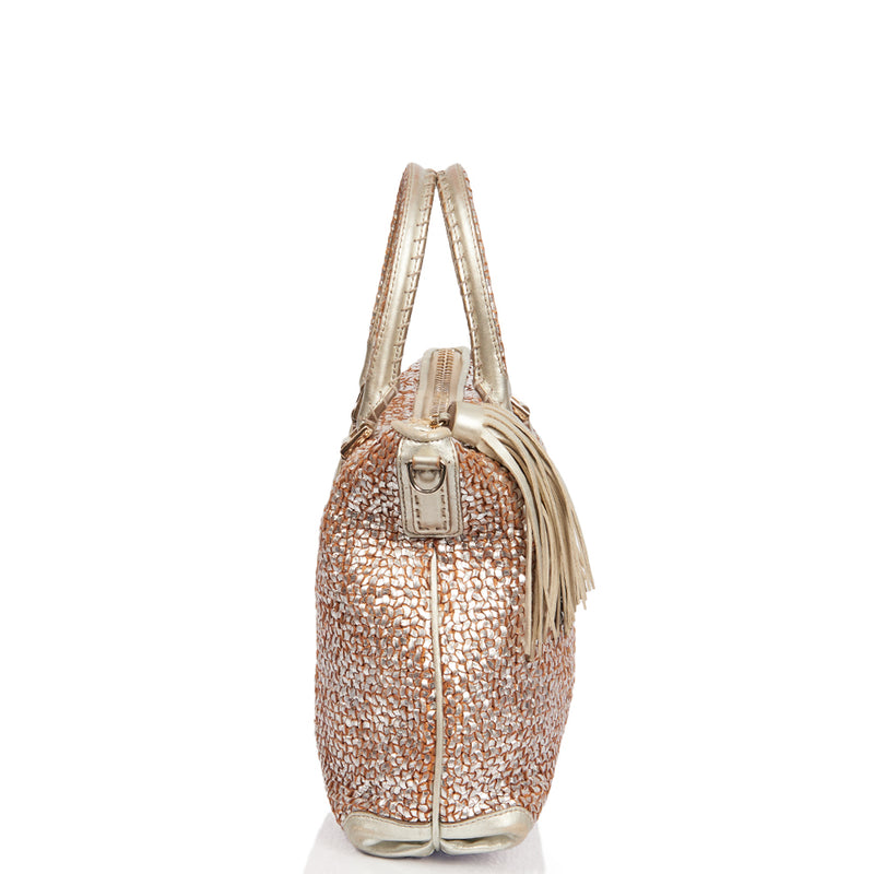 Picture of Anya Hindmarch Shoulder Bag in Metallic, Leather