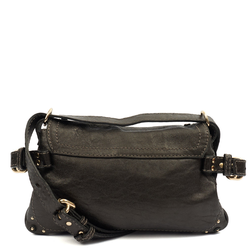 Picture of Chloe Shoulder Bag Paddington Pochette in Black, Leather