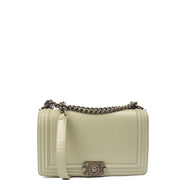 Picture of Chanel Shoulder Bag Boy - Medium in Grey, Patent Leather