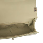 Picture of Chanel Shoulder Bag Boy - Medium in Grey, Patent Leather
