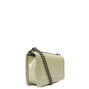 Picture of Chanel Shoulder Bag Boy - Medium in Grey, Patent Leather