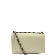 Picture of Chanel Shoulder Bag Boy - Medium in Grey, Patent Leather