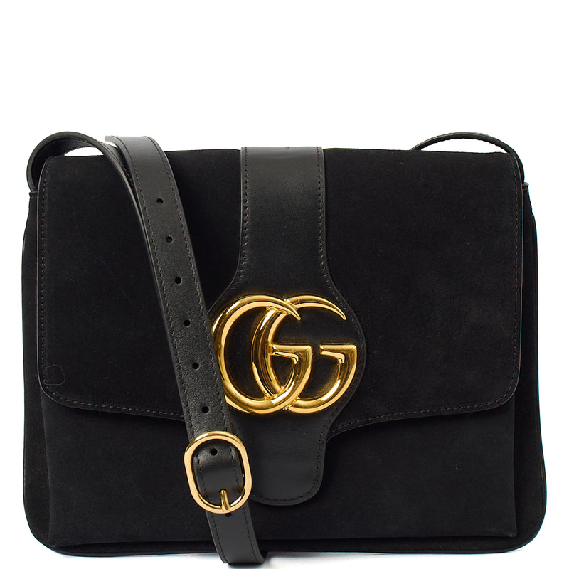 Picture of Gucci Cross Body Arli in Black, Suede
