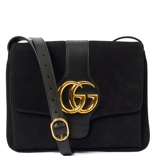 Picture of Gucci Cross Body Arli in Black, Suede