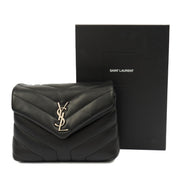 Picture of Saint Laurent Cross Body LouLou - Toy in Black, Leather