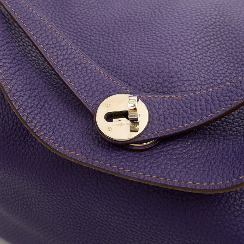 Picture of Hermes Tote Lindy 34 in Iris, Togo Leather