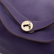 Picture of Hermes Tote Lindy 34 in Iris, Togo Leather