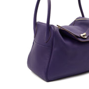 Picture of Hermes Tote Lindy 34 in Iris, Togo Leather