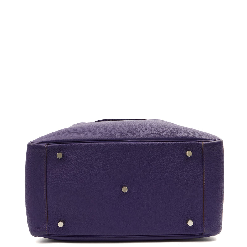 Picture of Hermes Tote Lindy 34 in Iris, Togo Leather