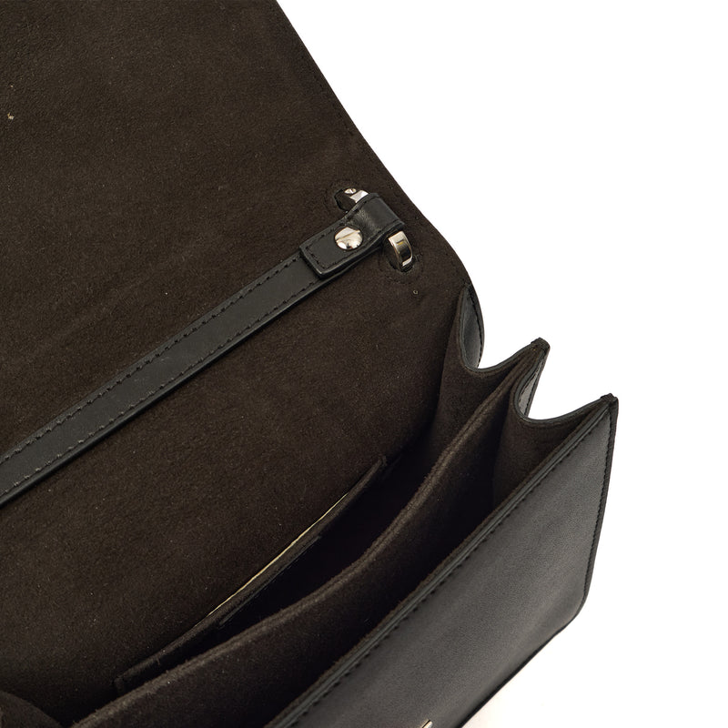 Picture of Fendi Cross Body Kan I - Small in Black, Leather