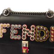 Picture of Fendi Cross Body Kan I - Small in Black, Leather