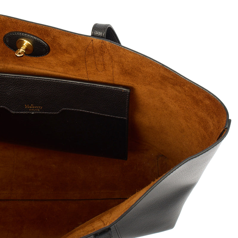 Picture of Mulberry Tote Bayswater Tote in Black, Calfskin Leather