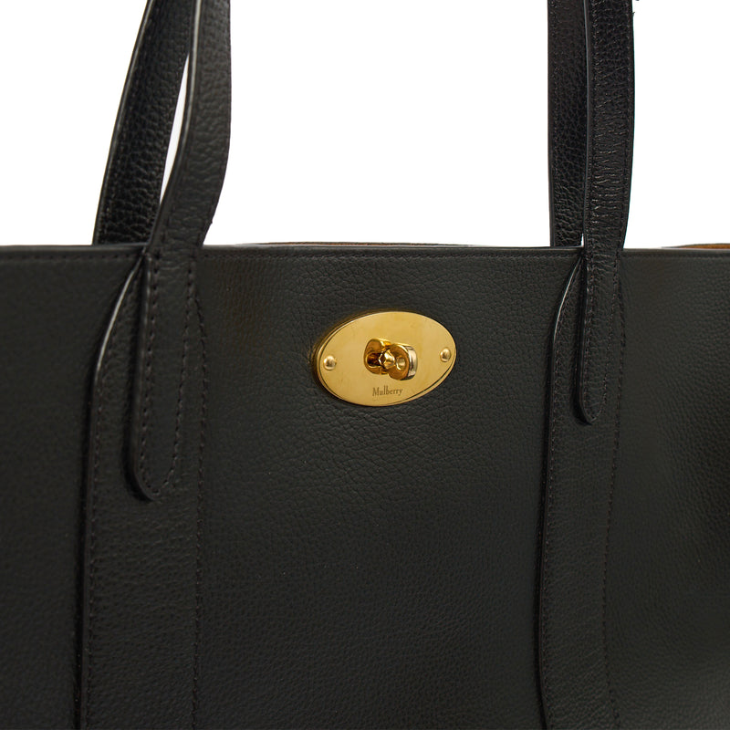 Picture of Mulberry Tote Bayswater Tote in Black, Calfskin Leather