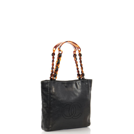 Picture of Chanel Tote Tote in Black, Calfskin Leather