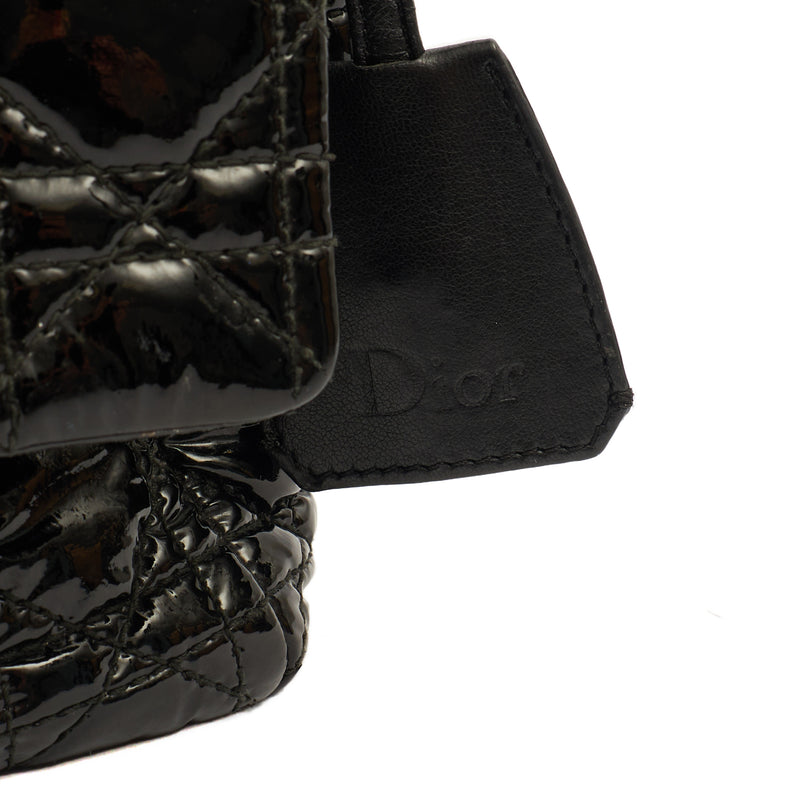 Picture of Christian Dior Shoulder Bag Miss Dior Flap Bag in Black, Cannage Quilted Patent