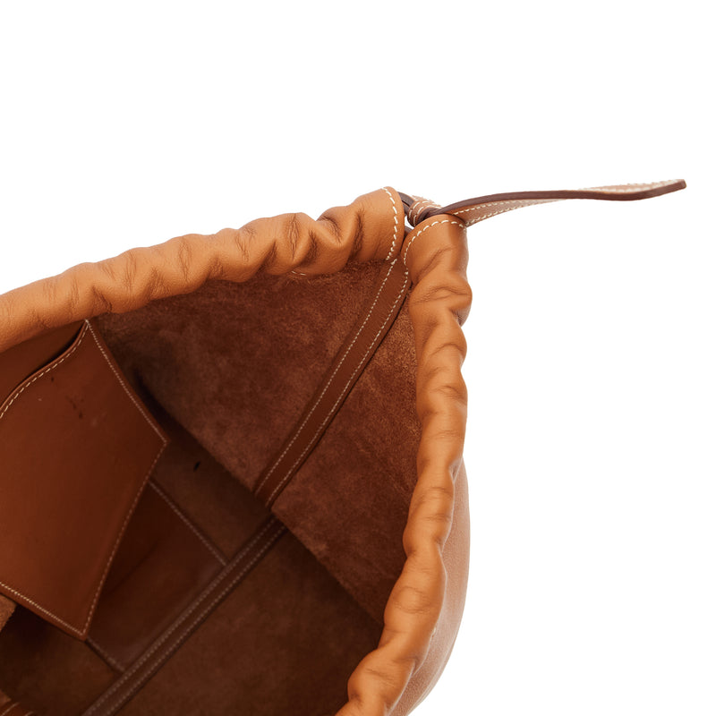 Picture of Hermes Tote Sac a Dos Bridado in Gold, Evercolour