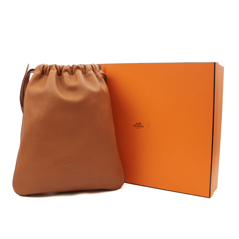 Picture of Hermes Tote Sac a Dos Bridado in Gold, Evercolour