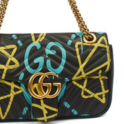 Picture of Gucci Shoulder Bag Marmont Shoulder Flap Bag - Medium in Black, Leather