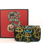 Picture of Gucci Shoulder Bag Marmont Shoulder Flap Bag - Medium in Black, Leather