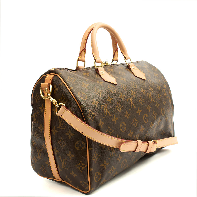 Picture of Louis Vuitton Top Handle Speedy Bandouliere 35 in Monogram, Canvas
