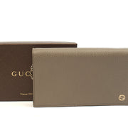 Picture of Gucci Cross Body Dollar Interlocking GG Wallet On Chain in Grey, Leather