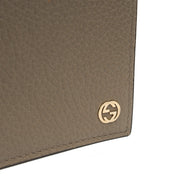 Picture of Gucci Cross Body Dollar Interlocking GG Wallet On Chain in Grey, Leather