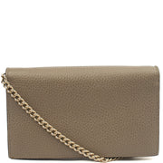 Picture of Gucci Cross Body Dollar Interlocking GG Wallet On Chain in Grey, Leather