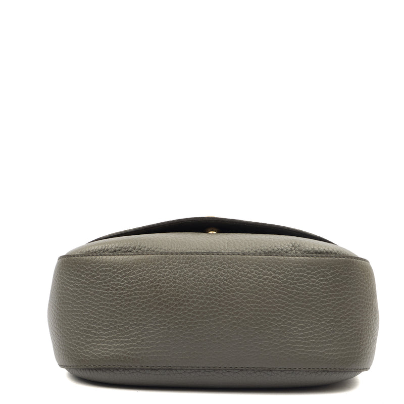 Picture of Mulberry Cross Body Amberley in Grey, Calfskin Leather
