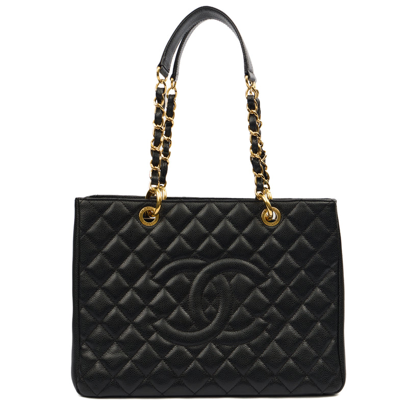 Picture of Chanel Tote Grand Shopping Tote in Black, Caviar Leather