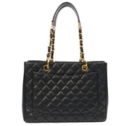 Picture of Chanel Tote Grand Shopping Tote in Black, Caviar Leather