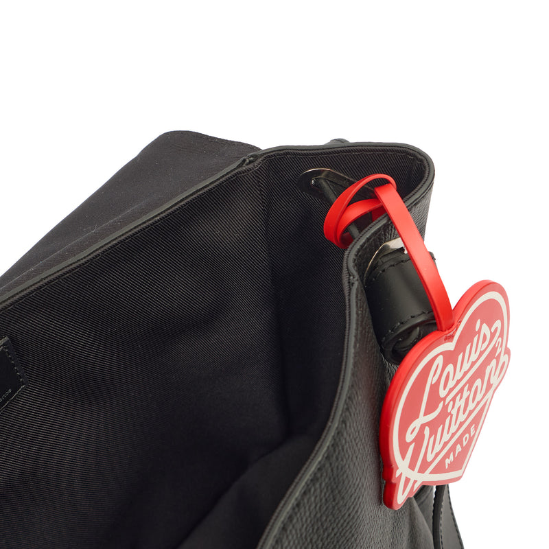 Picture of Louis Vuitton Shoulder Bag Louis Vuitton x Nigo Besace Tokyo in Black, Taurillon Leather