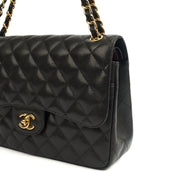 Picture of Chanel Shoulder Bag Classic Double Flap - Large in Black, Caviar Leather