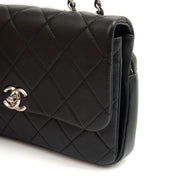 Picture of Chanel Shoulder Bag Flap Bag in Black, Calfskin Leather