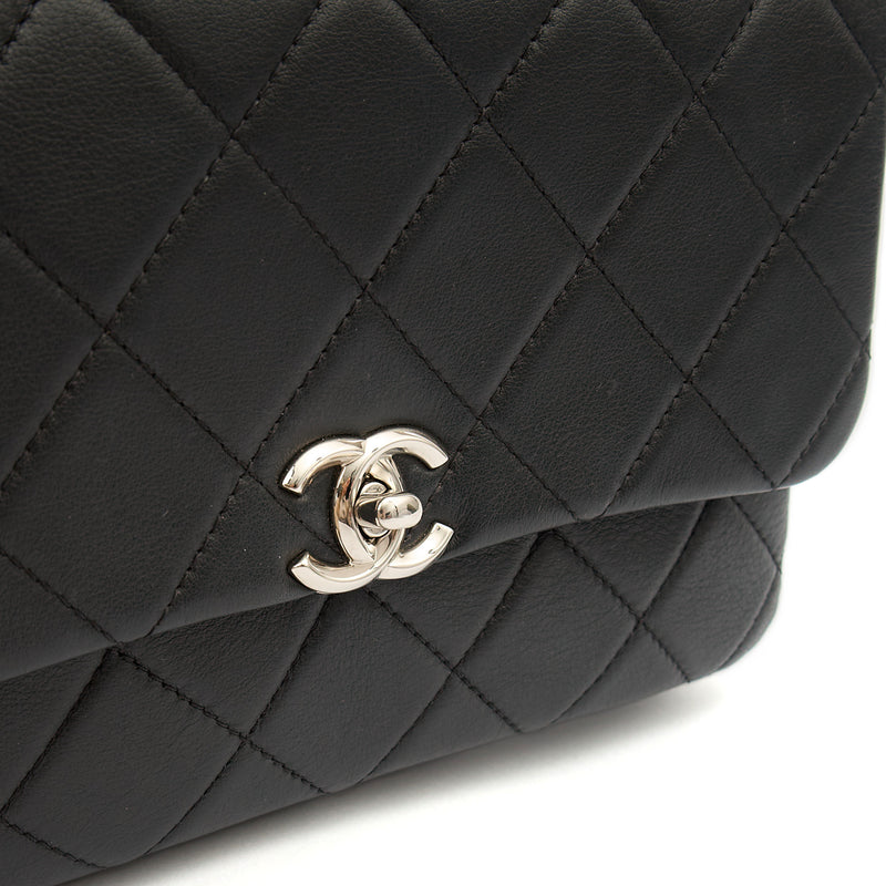 Picture of Chanel Shoulder Bag Flap Bag in Black, Calfskin Leather