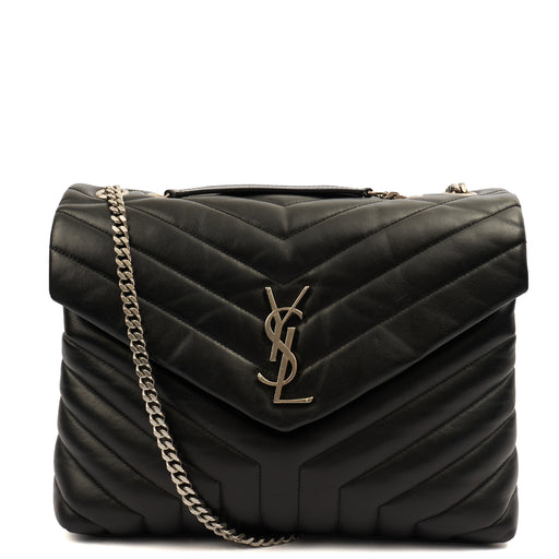 Picture of Saint Laurent Cross Body Lou Lou - Medium in Black, Leather