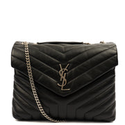 Picture of Saint Laurent Cross Body Lou Lou - Medium in Black, Leather