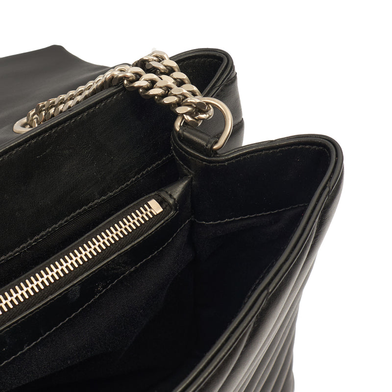 Picture of Saint Laurent Cross Body Lou Lou - Medium in Black, Leather