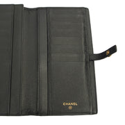 Picture of Chanel Wallet Zip Wallet in Black, Calfskin Leather