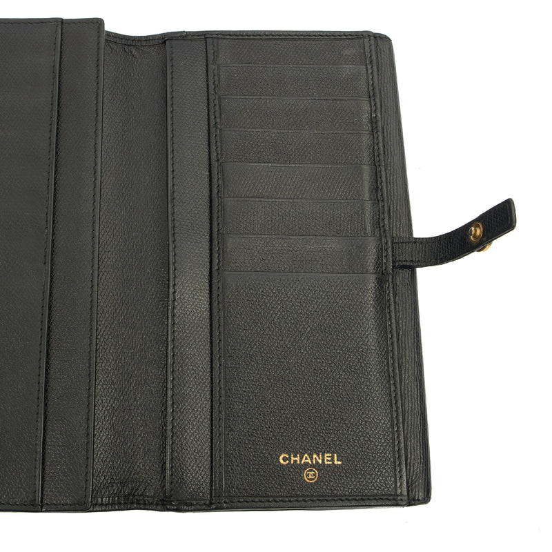 Picture of Chanel Wallet Zip Wallet in Black, Calfskin Leather
