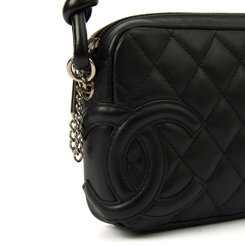 Picture of Chanel Shoulder Bag Cambon Pochette in Black, Leather