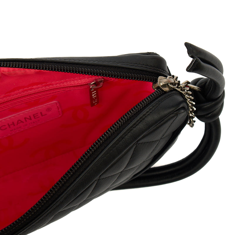 Picture of Chanel Shoulder Bag Cambon Pochette in Black, Leather