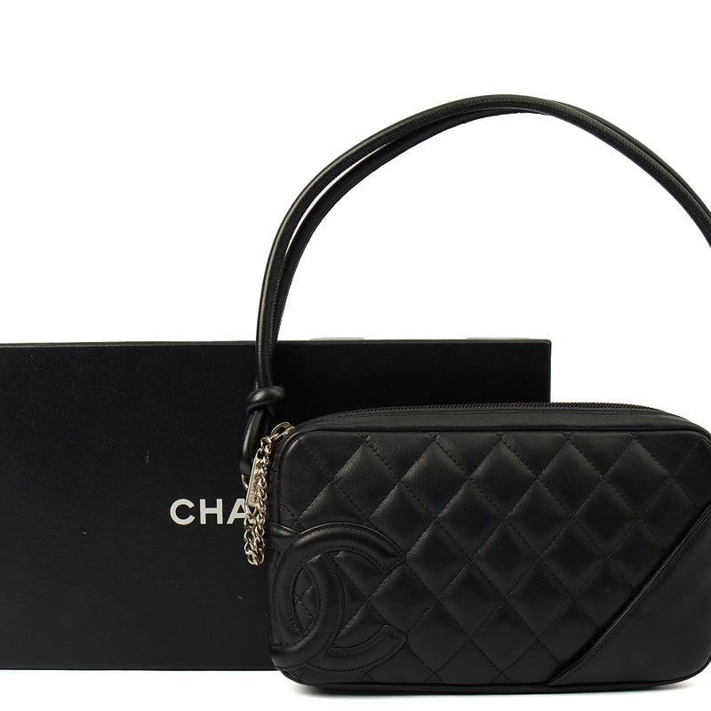 Picture of Chanel Shoulder Bag Cambon Pochette in Black, Leather